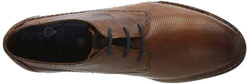 bugatti 311892014100, Zapatos de Cordones Derby Hombre, Marrón (Cognac 6300), 44 EU