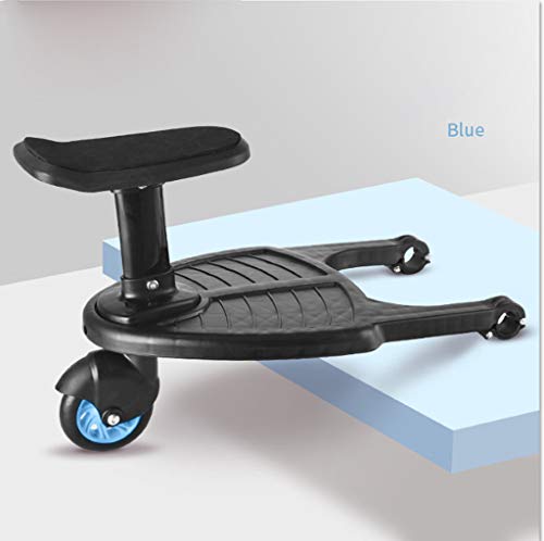 Buggy Board con ruedas, con adaptador para Cochecito, con asiento extraíble, para niños de hasta 20 kg