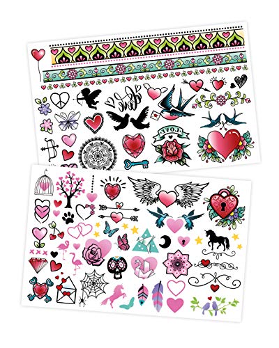 Buki France-75 Tatuajes Lavables-Coloridos, Color (TA003)