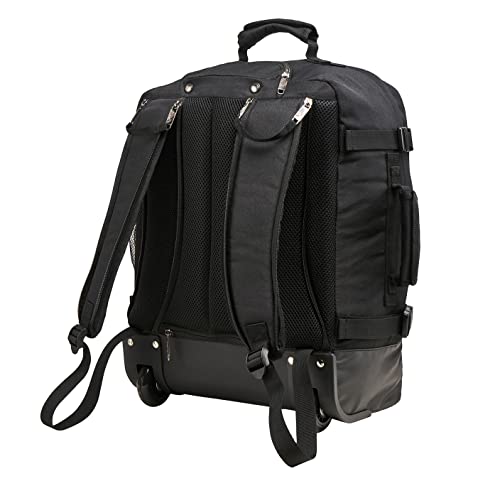 Cabin Max Greenwich 45x36x20cm Equipaje de mano- Mochila híbrida con ruedas Easyjet bajo el asiento (30 L, 45 x 36 x 20 cm)