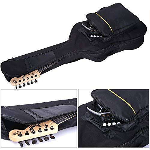 CAHAYA Funda de Guitarra Universal Acolchada Suave Versión Actualizada de 8mm con 2 Bolsillos para Guitarra Acústica y Clásica con Tamaño Más Grandes para Guitarra de 39/40/41 Pulgadas Modelo CY0152