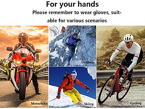 CAIXIA Guantes de motocicleta Guante de montar a caballo transpirable fino FONDO TOUCHO TOUCHO PANTALLA TOUCHO MOTOR MORTE MITTES RESISTENTES DE CAÍDA OFF-RAIDRIENTE MITENS, for Mtb Escalada en bicicl