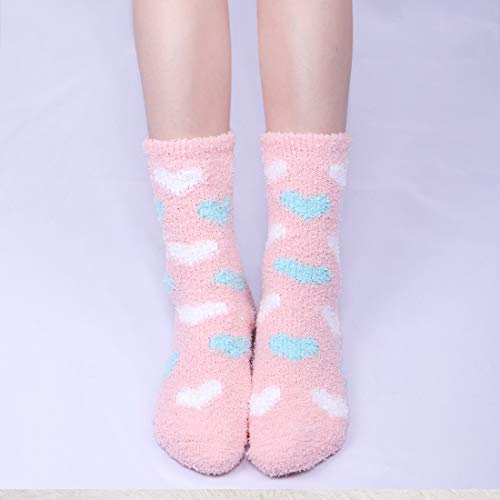 Calcetines de invierno mullidos para mujeres y niñas, cálidos, suaves, gruesos, para dormir, estar en casa