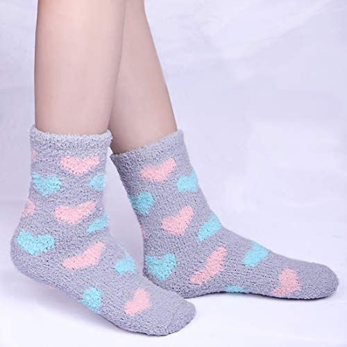 Calcetines de invierno mullidos para mujeres y niñas, cálidos, suaves, gruesos, para dormir, estar en casa