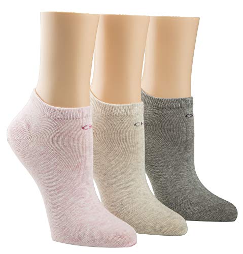 Calvin Klein Liner Logo Chloe Socks Calcetines, Light Pink Grey Combo, Talla única para Mujer