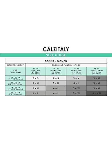 CALZITALY 2 Pares Medias Opacas De Mujer | Panty Microfibra | 40 Den | Marron, Negro, Azul, Granate | S, M, L, XL| Calcetería Italiana (XL, Negro)