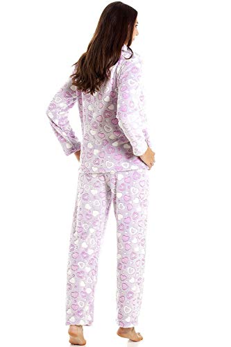 Camille Conjunto de Pijama de corazón para Mujer 42/44 Purple