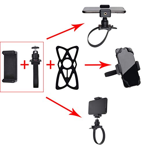 CAMKIX Montura de Teléfono Celular para Barras Estabilizadoras de Vehículos UTV y ATV Compatible con Polaris RZR y la Mayoría de Las Marcas de UTV – Sostiene Teléfonos Inteligentes, GoPro y Otras