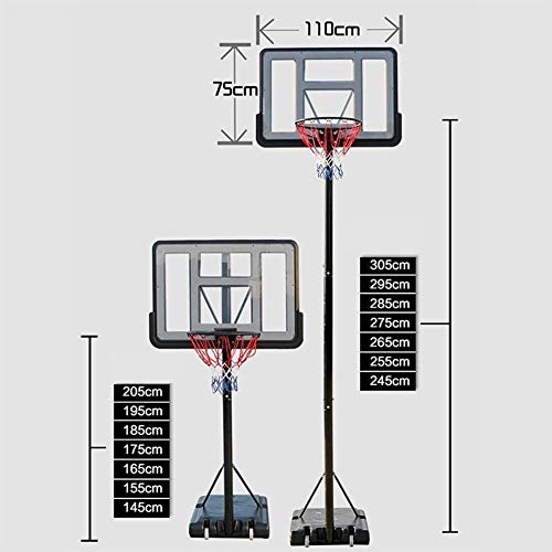 Canasta de baloncesto ​interior exterior deportes Baloncesto infantil soporte, soporte de baloncesto cubierta de los niños, al aire libre móvil de elevación de baloncesto soporte for Niños Kids Fun