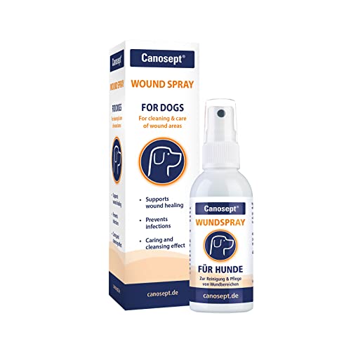 Canosept Spray Para Heridas En Perros 75ml - Spray Antiinflamatorio Para La Limpieza De Heridas Y El Apoyo A La Cicatrización De Las Mismas