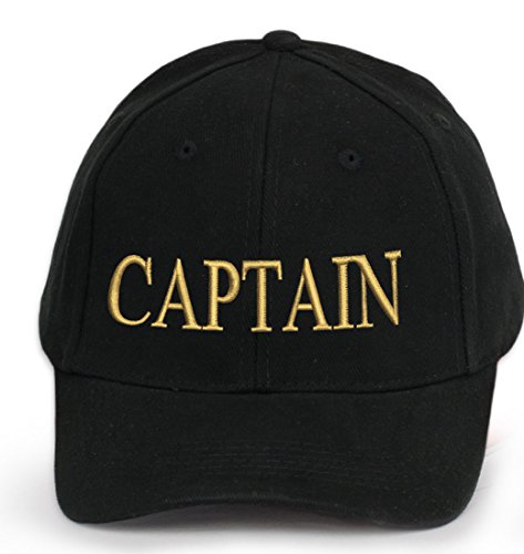 Capitán Gorro Gorra Capitán Ancient Mariner, Capitán Cabin Boy Crew First Mate Yachting béisbol Gorro con Texto con Texto Blanco Negro Blanco Rojo Army Military Gorra Security Captain Talla única