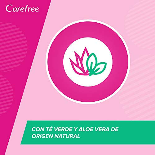 Carefree Espuma Limpiadora Intima Diaria con Té Verde y Aloe 150 ml 200 g - Pack de 6