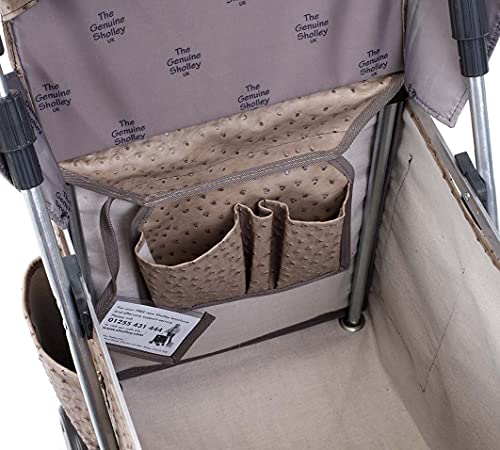 Carrito de compras Sholley Deluxe Range 'The Knightsbridge', carrito de compras, carrito de alimentación, 4 (6) ruedas, plegable, fuerte, estable, señoras, hombres y diseños unisex