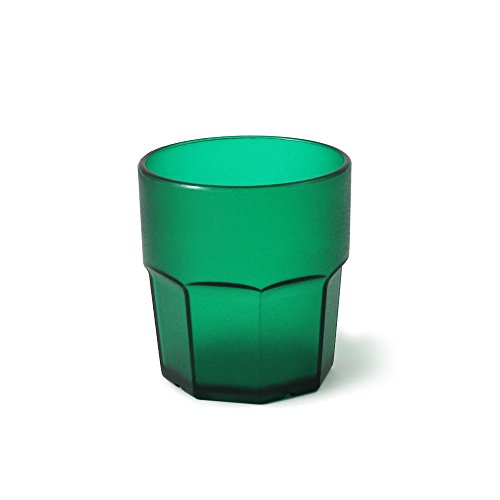 Cartaffini t28000vex6 Vasos, Policarbonato, Verde, 6 Unidad