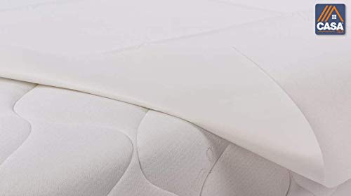 Casatex Cubre Colchon Impermeable, Sábana Impermeable Reutilizable, Lavable a máquina - Protector de Colchón para Cama Adultos y de Niños - para colchón de una Plaza y Media