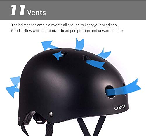 Casco Skate Casco Bicicleta con Certificado CE Unisex Adultos Hombres y Mujeres Multi-Deporte para Ciclismo,Skate, Patinaje