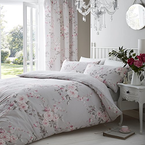 Catherine Lansfield Canterbury, Gray, para Cama de 105 cm, 2