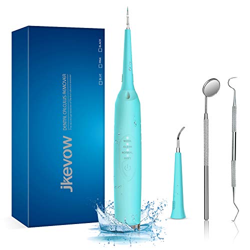 Cepillos de Dientes,Jkevow Limpieza de los Dientes Cepillos Dentales, Limpieza Dental Bucal Limpiador Kit con 3 Modos 2 cabezales