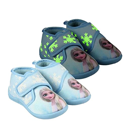 CERDÁ LIFE'S LITTLE MOMENTS 2300004646_T026-C72, Zapatillas de Andar por Casa Frozen-para Niñas-Licencia Oficial Disney, Azul, 26 EU