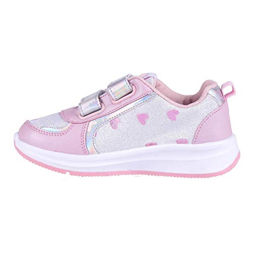 CERDÁ LIFE'S LITTLE MOMENTS Zapatillas con Luces para Niñas de Peppa Pig con Licencia Oficial Nickelodeon, Deportivas, Multicolor, 24 EU