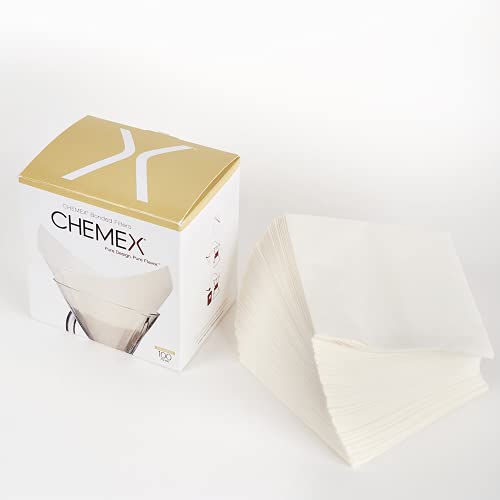 Chemex papel filtro Plaza dobladas 100 piezas 5-10 tazas