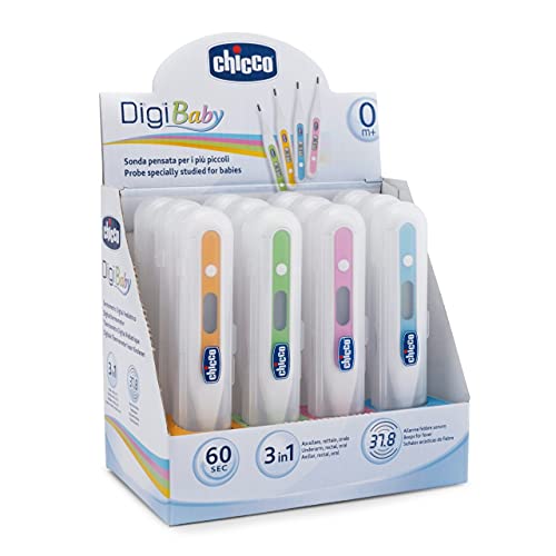 Chicco Baby - Termómetro digital axilar, rectal y anal