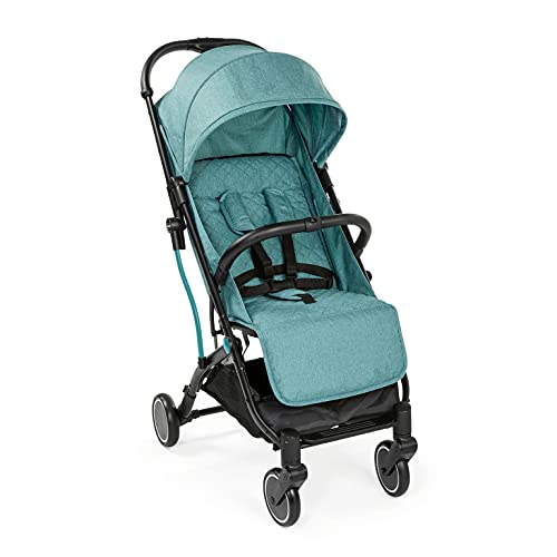 Chicco Trolley Me Silla de Paseo Ligera de 0 Meses hasta 15 kg, Buggy Reclinable y Plegable con Función de Trolley, Cierre Compacto, Cubierta para la Lluvia y Capota Plegable - Color Rosa