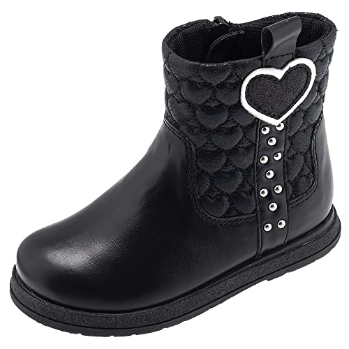 Chicco Tronchetto Carrie, Botas Cortas al Tobillo Niñas, Negro, 30 EU