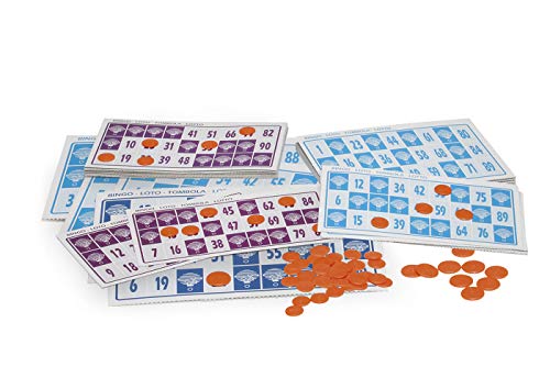 Chicos-Bingo Lotería electrónica con 24 cartones y 90 bolas imborrables, 22.5 x 37 x 10.5 cm, incluye fichas de juego, (22302) , color/modelo surtido