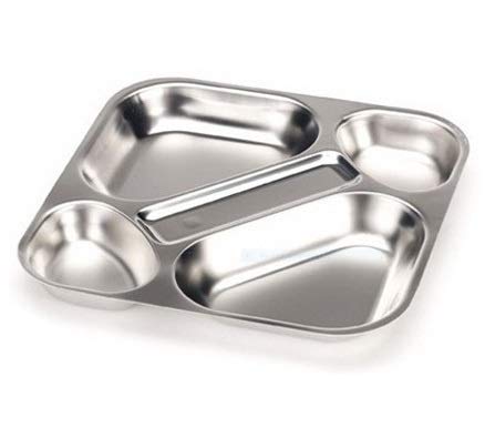 chiner - Bandeja Autoservicio 5 Compartimentos Acero INOX. 18/10