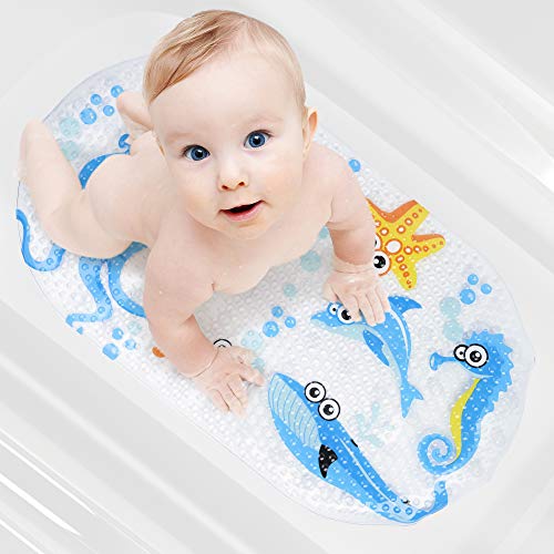 chuckle Alfombra de Baño Antideslizante para Bebés y Niños, 39x69cm - Resistente