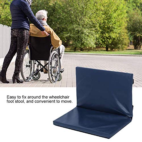 Cikonielf Silla de Ruedas, reposapiés, Almohadilla elevadora, discapacitados, Silla de Ruedas, Pedal, cojín de Pierna, Protector, Accesorio(16 * 20 * 1)