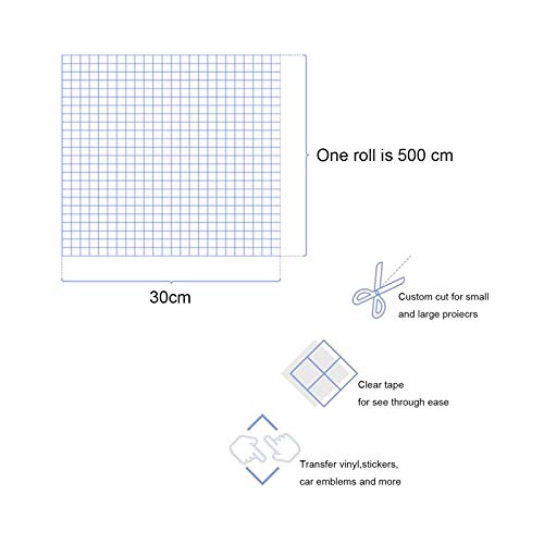 Cinta de transferencia de vinilo-30 cm x 500 cm,Cinta de transferencia de vinilo para pared,Cinta de transferencia,Papel de transferencia de pared,Adhesivo de película de transferencia