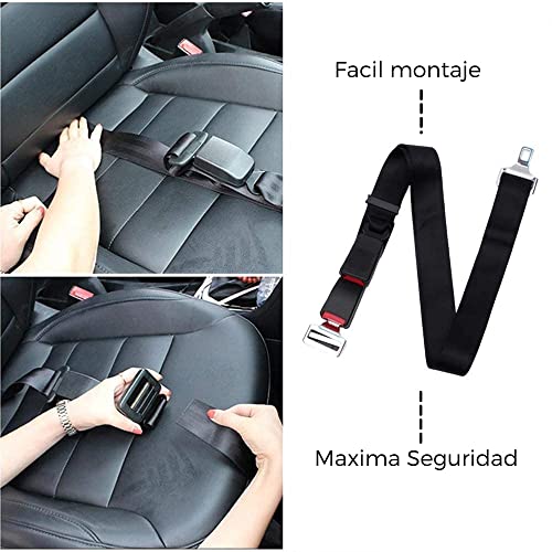 Cinturon de seguridad para embarazadas. Anclaje para cinturon de coche perfeto para evitar lesiones al feto.