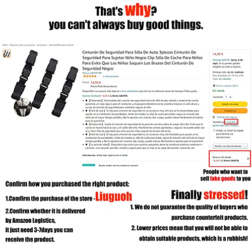 Cinturón De Seguridad Para Silla De Auto 3piezas Cinturón De Seguridad Para Sujetar Niño Negro Clip Silla De Coche Para Niños Para Evite Que Los Niños Saquen Los Brazos Del Cinturón De Seguridad Negro