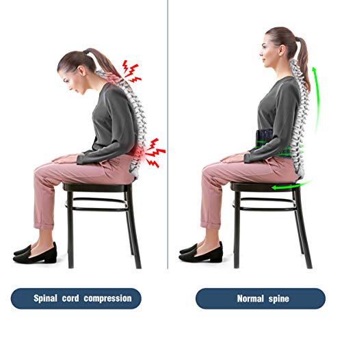 Cinturón trasero de descompresión para alivio del dolor de espalda baja, dispositivo de restablecimiento de la columna vertebral, soporte lumbar para levantar, talla única para cintura 29-49