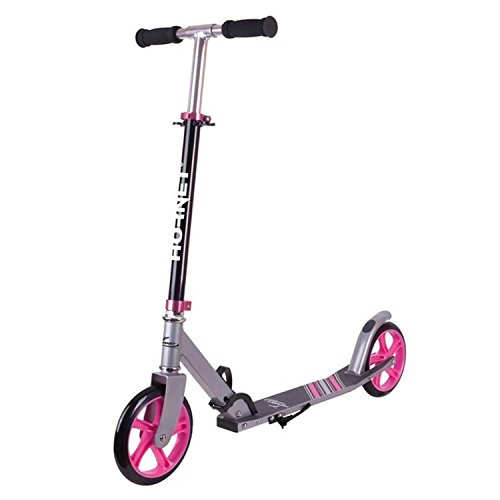 City Scooter Hornet ALU/Acero 8 200 Negro/Rosa 2