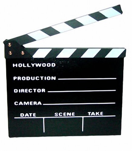 CLAQUETA DIRECTOR DE CINE EN MADERA 30 X 27 CM