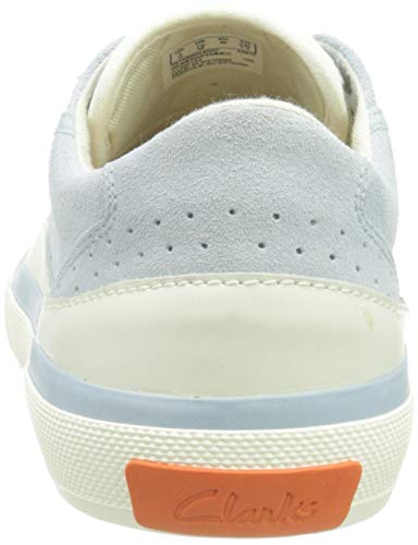 Clarks Aceley Lace, Zapatillas Mujer, Pale Blue Suede, 38 EU