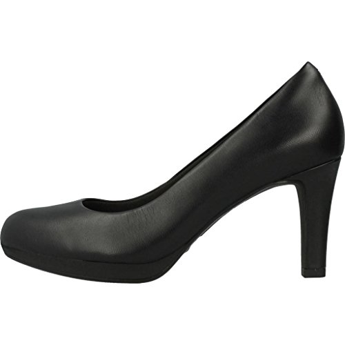 Clarks Adriel Viola Zapatos de Tacón Mujer, Negro (Black Leather), 41 EU