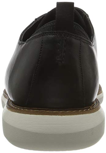 Clarks Brantin Low, Zapatillas Hombre, Piel Negra, 41 EU