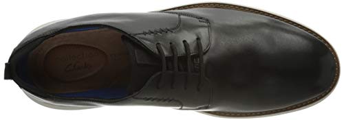 Clarks Brantin Low, Zapatillas Hombre, Piel Negra, 41 EU