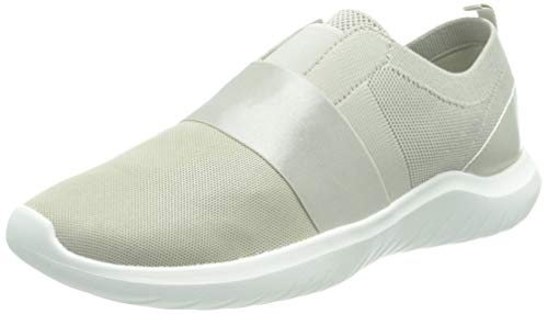 Clarks Nova Lumis, Zapatillas Mujer, Tejido Metalizado, 40 EU