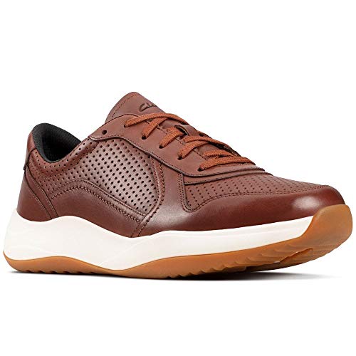 Clarks Sift Speed, Zapatillas Hombre, Marrón (British Tan Lea British Tan Lea), 44 EU