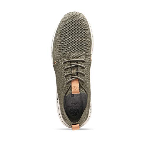 Clarks Step Urban Mix, Zapatillas Hombre, Verde Khaki, 43 EU