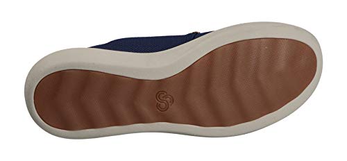 Clarks Step Urban Mix, Zapatos de Cordones Derby Hombre, Azul (Navy-), 43 EU