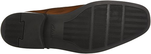 Clarks Tilden Walk Zapatos de cordones derby Hombre, Marrón (Dark Tan Leather -), 43 EU