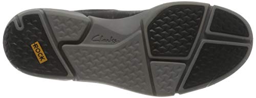 Clarks Tristellar Go, Zapatillas Hombre, Nobuck Negro, 41 EU