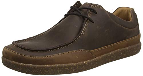 Clarks Un Lisbon Walk, Zapatillas Hombre, Marrón (Brown Leather Brown Leather), 44 EU