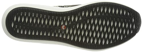 Clarks Un Rio Strap Zapatillas Mujer, Negro (Piel Sintética), 41 EU